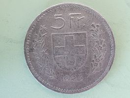 5 Franken 1923  ( Poste A+ )