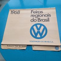 VW Volkswagen Kalender 1968 Brasilien Original Oldtimer