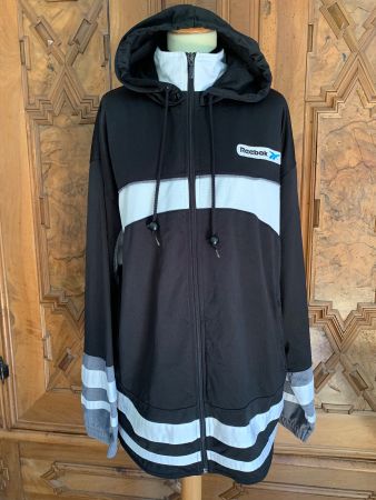 REEBOK VINTAGE Jacke mit abnehmbarer Kapuze Gr XXL