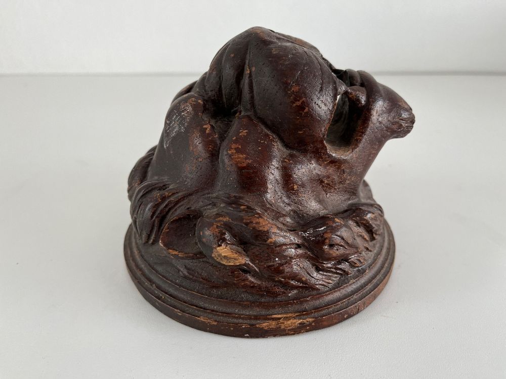 ULTNICE Rustikaler Löwenkopf Aus Kunstharz – Wanddekoration Als Tierkopf-Skulptur. Maße: Ca. 23 X 20 X 9,5 Cm. Für Wohnzimmer, Schlafzimmer & Flur.