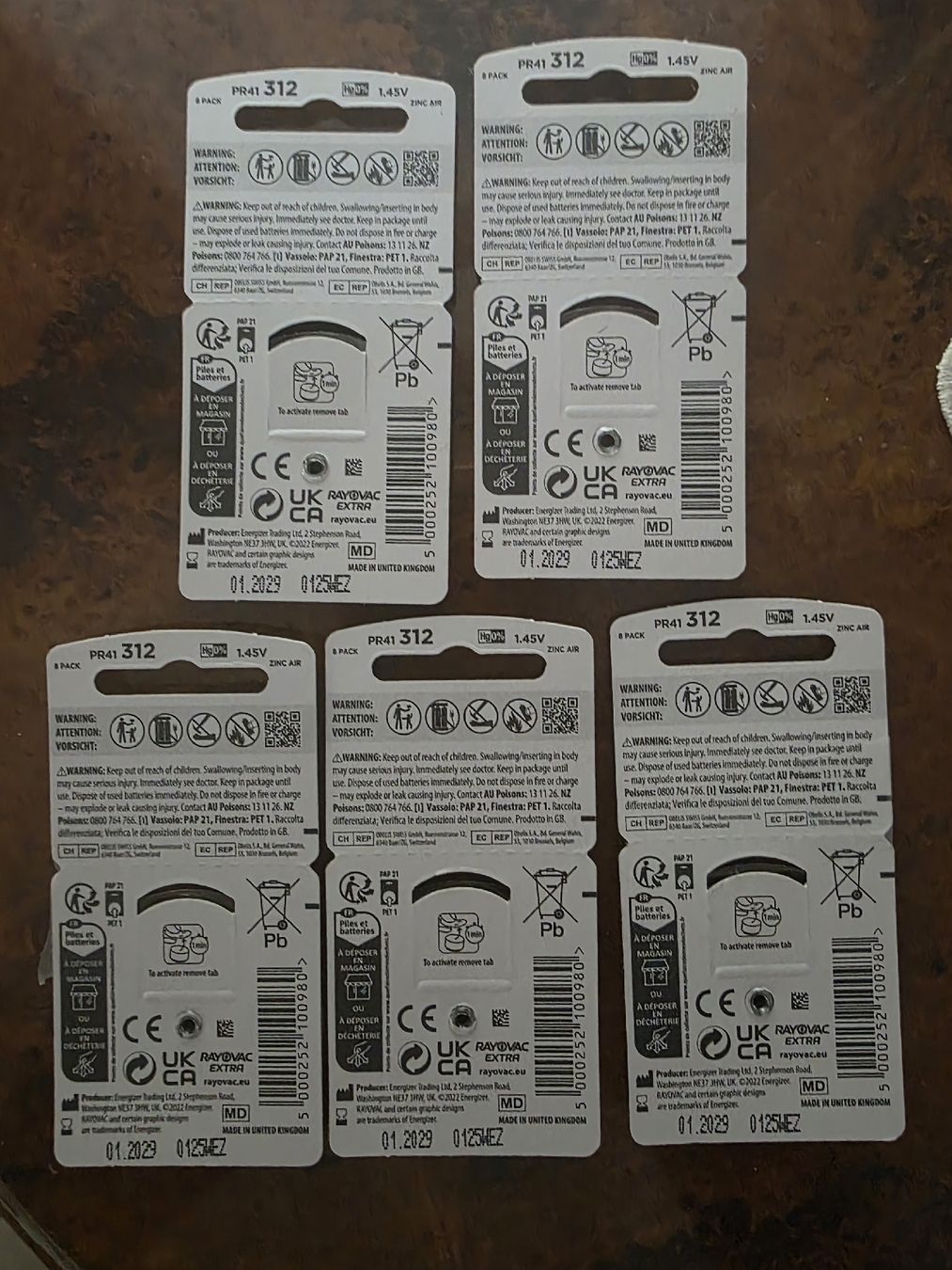 Rayovac Akkus & Batterien: RAYOVAC EXTRA SIZE 312 – Neu und originalverpackt aus Rancate von Chrisbiro 1