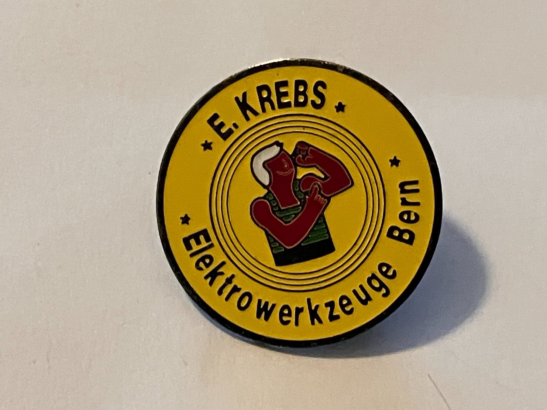 Placchette & Badge: 1 Pin E. Krebs Elektrowerkzeuge Bern – Usato da Basel venduto da djwwpp
