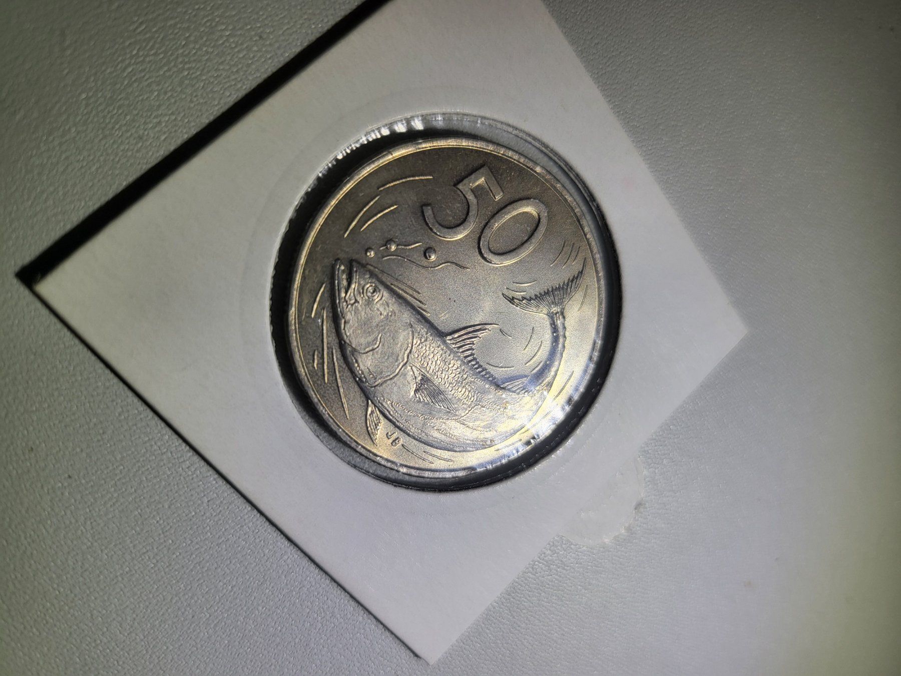 Tutti le monete: Cook Islands 50 cent 1987 Fish – Usato da Zürich venduto da mauritsve 1