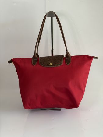 👜 Original Longchamp Le Pliage Vintage M Lange Henkel 
