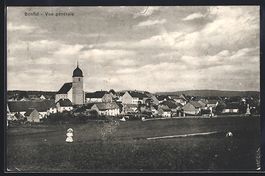 AK Bonfol, Vue générale, 1917