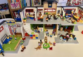 Playmobil City Life école plus extension et salle de sport