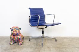 Vitra Aluminium Chair EA 108 Leder Eames - 4 Stück verfügbar