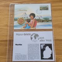 Münzbrief Lettre Monnaie Mauritius 1985