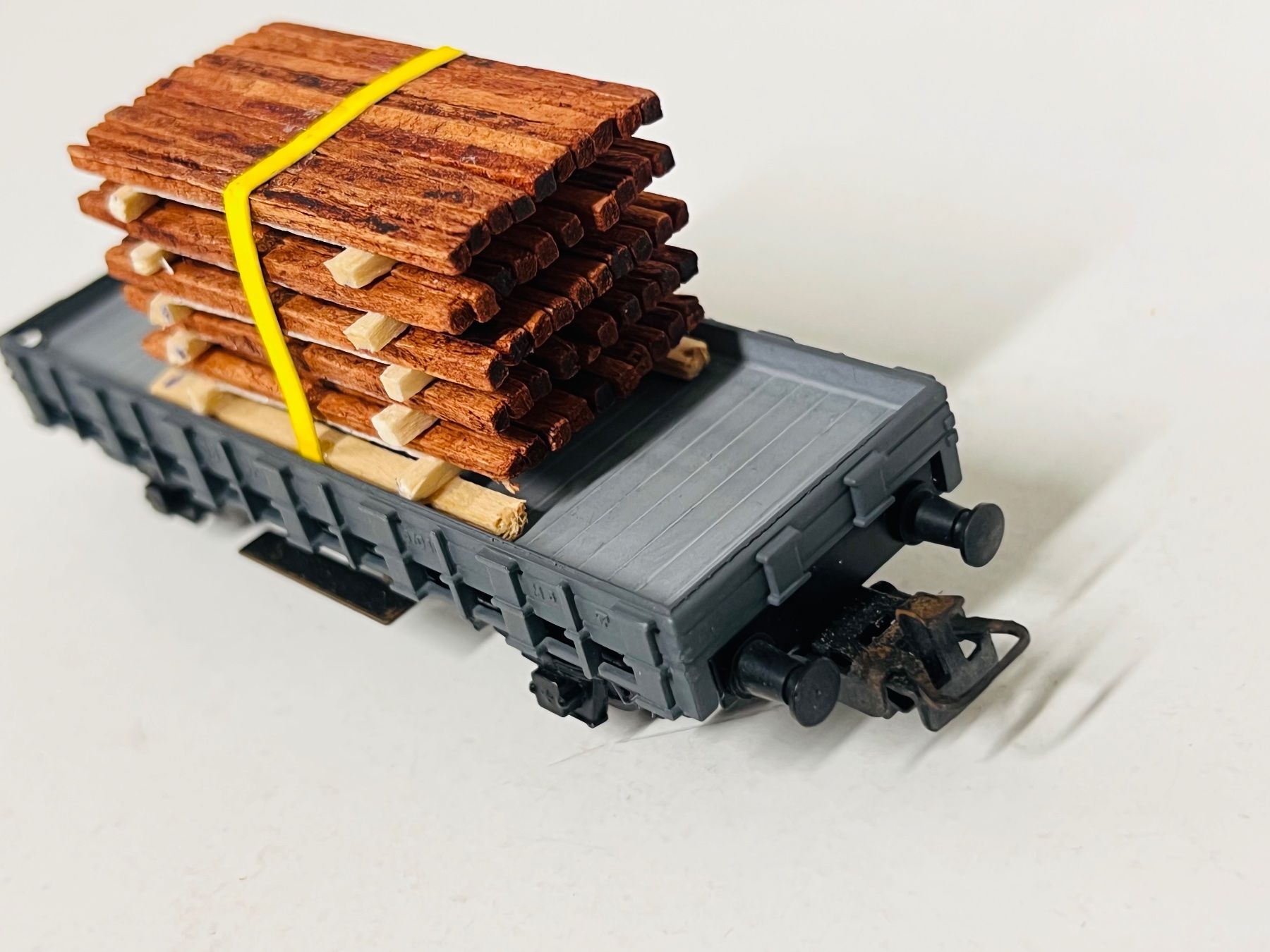 Hag Modellini di ferrovie: HAG SBB H0 DC beladen mit Holz – Usato da Geroldswil venduto da TopTrain54 3
