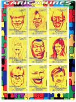 Block "Cindy Crawford, Pamela Anderson, Claudia Schiffer".