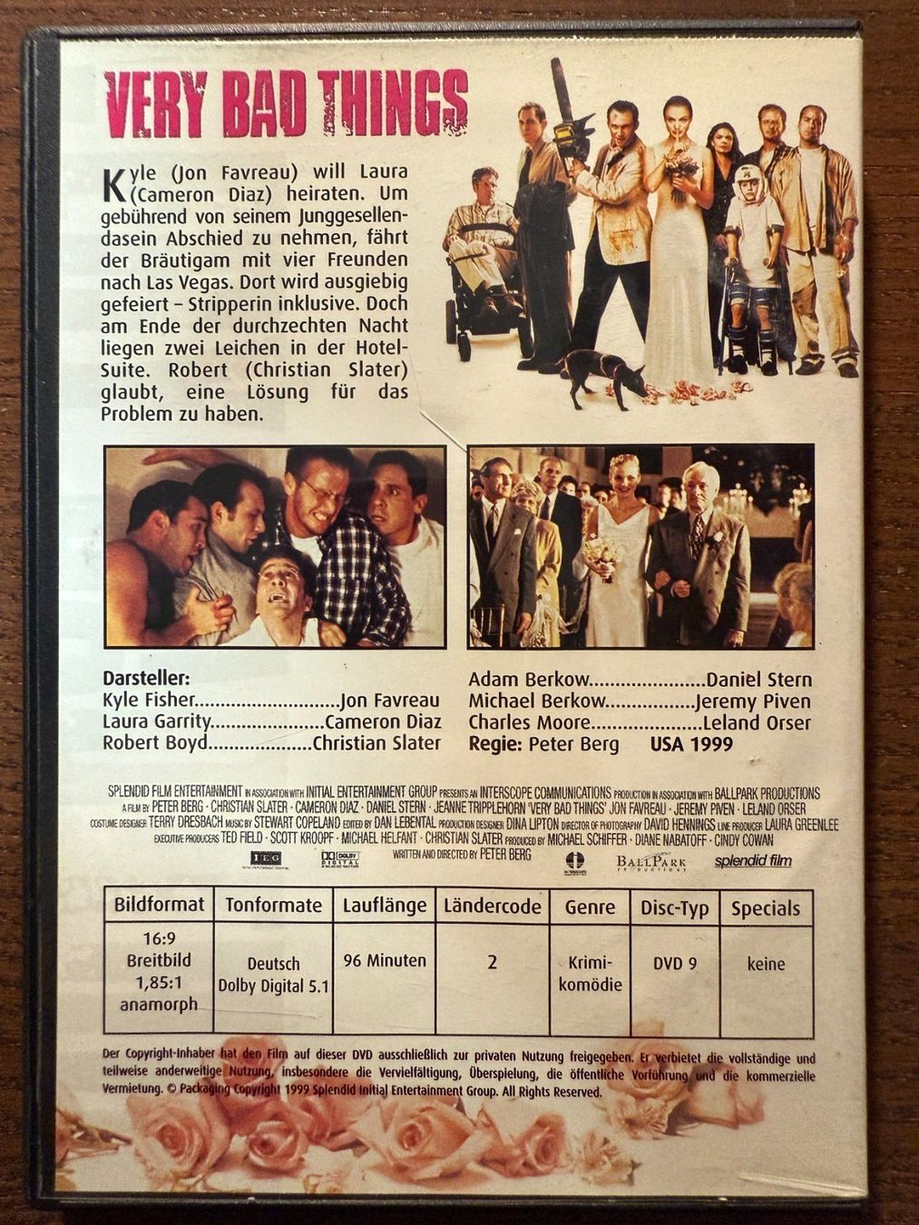 Tutti i DVDs: Very Bad Things – Usato da Zürich venduto da FilmFreunde 1