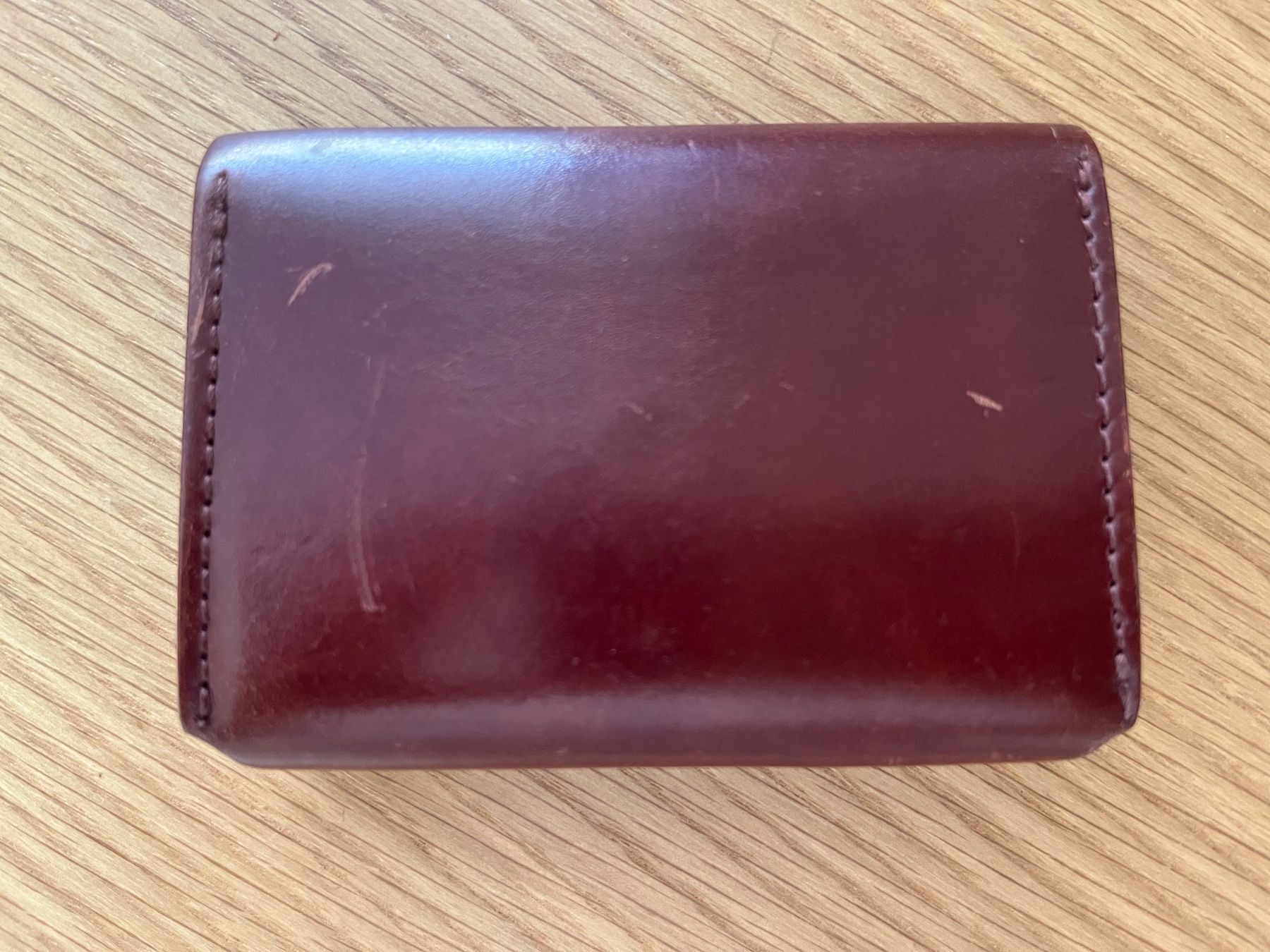 Portafogli: KOBASHI STUDIO Cordovan Card Case - Red Brown – Usato da Wangen b. Olten venduto da ricochet56 1
