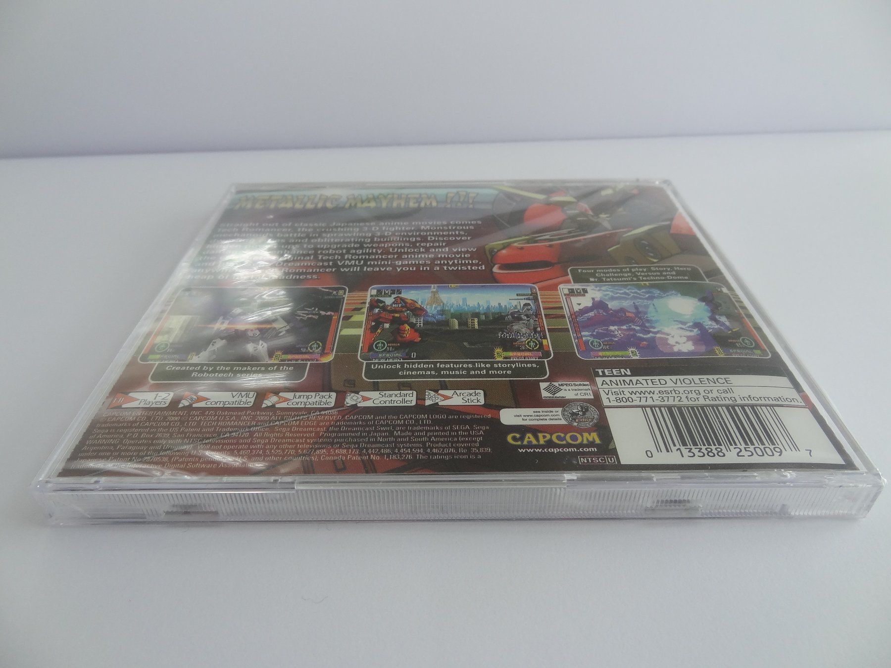 Capcom Spiele: TECH ROMANCER SEGA DREAMCAST US-NTSC - NEW SEALED - MINT! – Neu und originalverpackt aus Lyss von Famicom 8