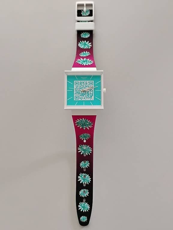Orologi: Swatch quadratisch, modisch, INKL. VERSAND CH – Usato da Giswil venduto da Anubis20 4