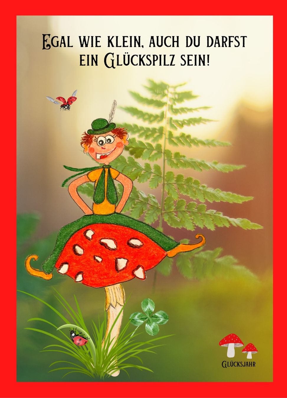 Cartoline: Postkarte Glückspilz – Nuovo (secondo la descrizione) da Flawil venduto da Glueck4you