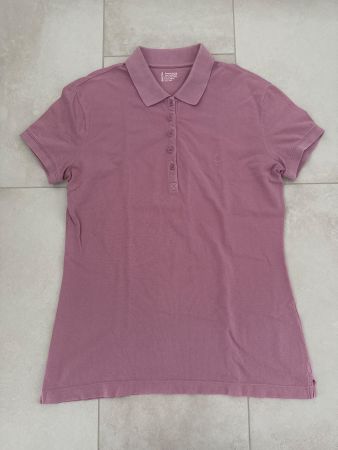 Benetton Damen Poloshirt violett