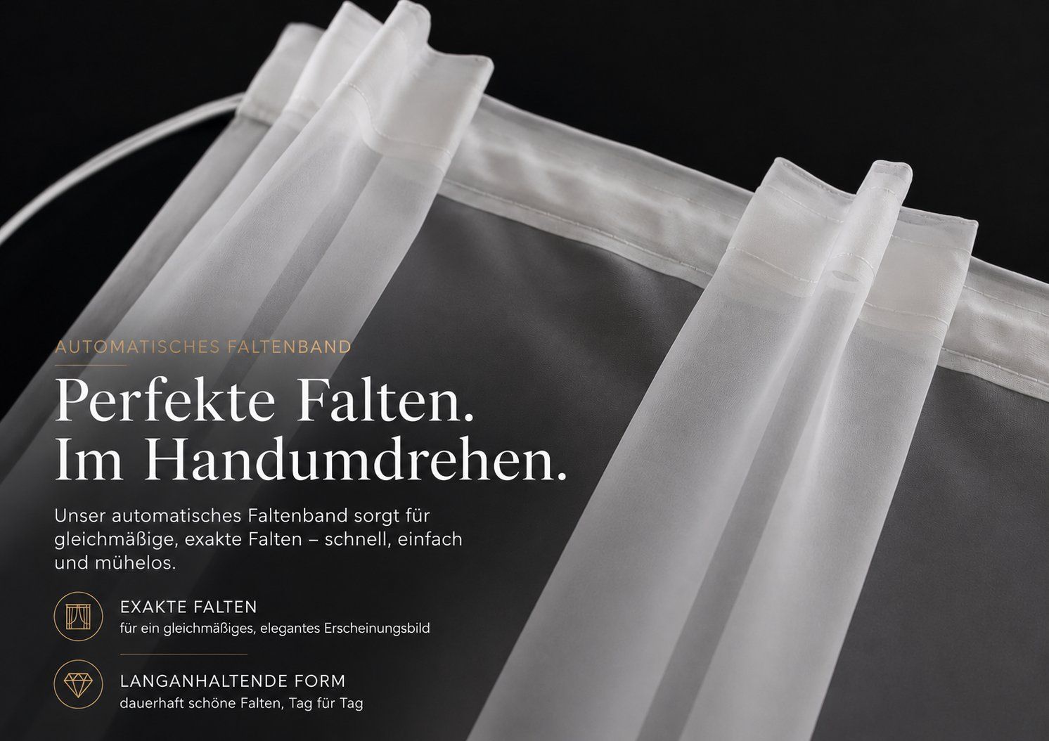 Tende: Tagesvorhang BxH 250x235cm – Nuovo e nell'imballaggio originale da Adlikon b.Regensdorf venduto da MK-VORHANGSERVICE 3