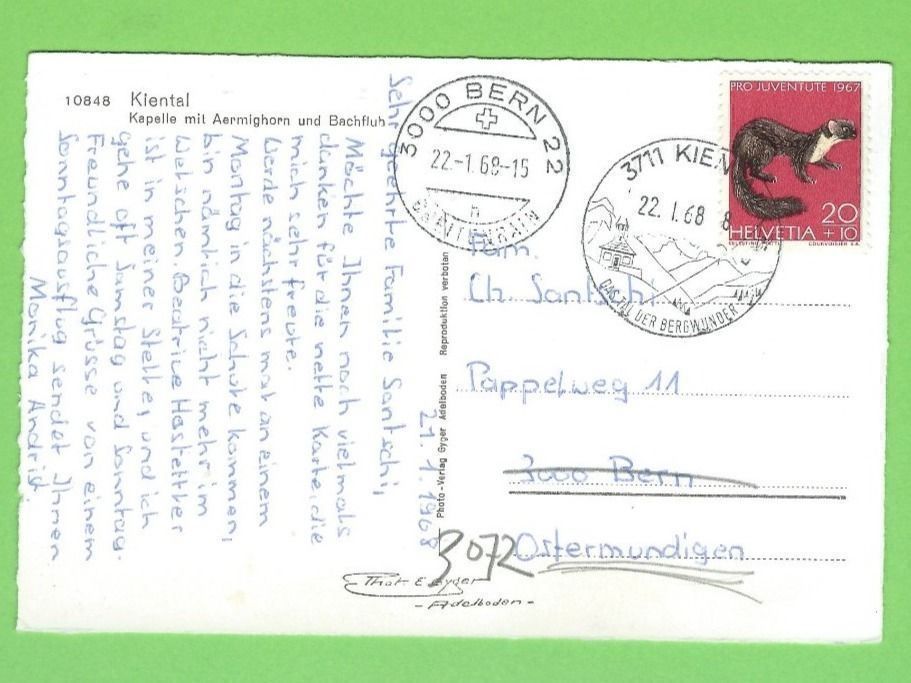 Cartoline postali: Kiental – Usato da Zürich venduto da t24_de 1