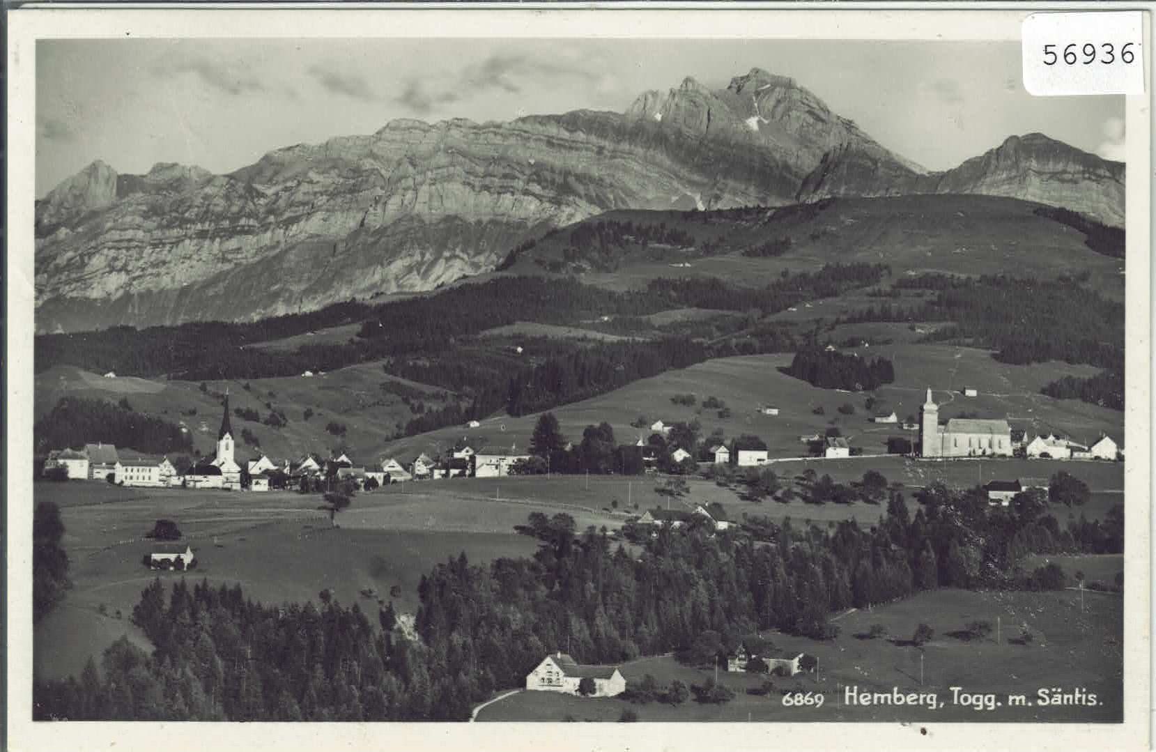 Cartes postales: Hemberg - Generalansicht – D'occasion à Ettingen par Kartenplanet