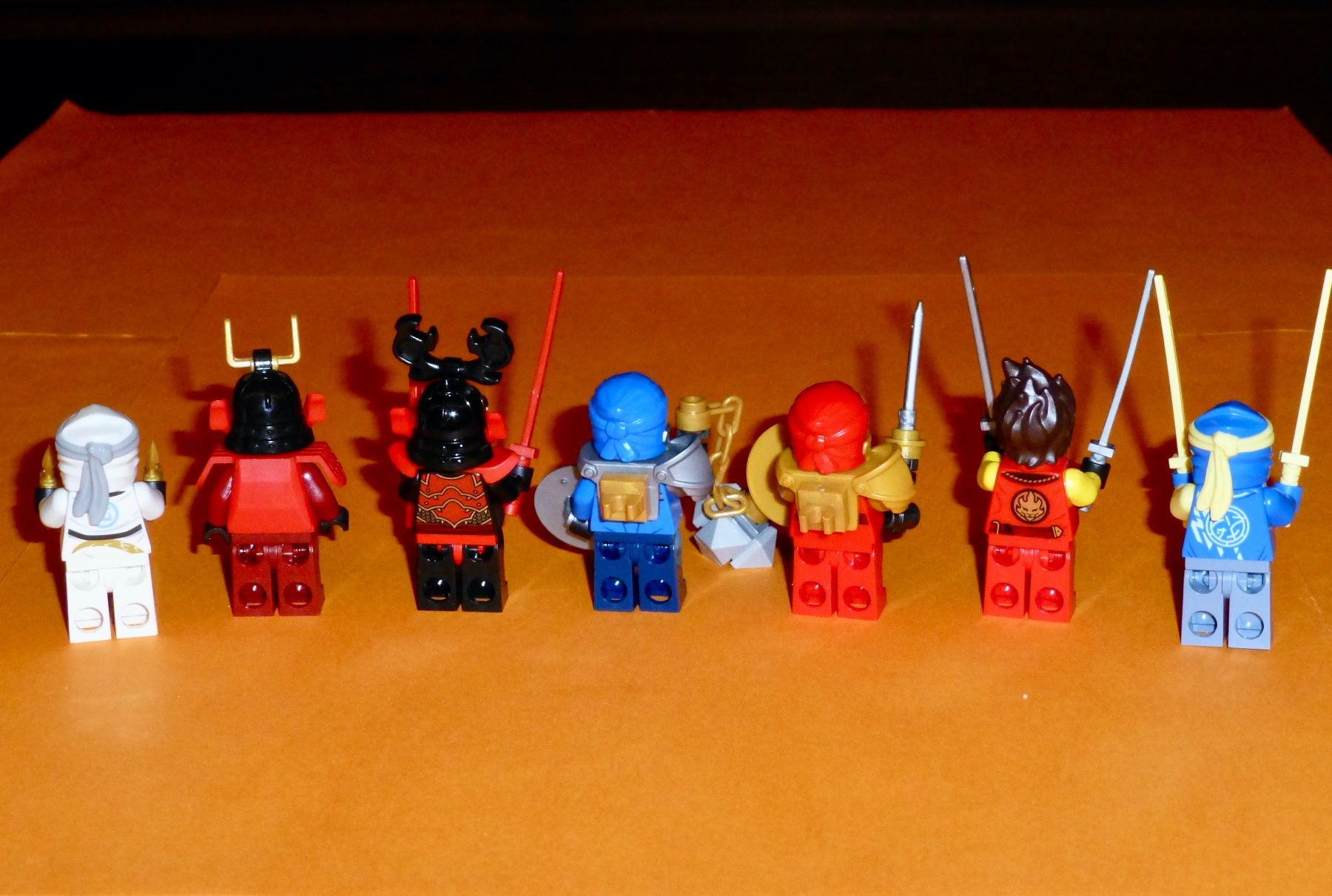 Lego Giocattoli: Lego Ninjago / 7 Minifiguren + Waffen – Usato da Langnau am Albis venduto da Maugli 3