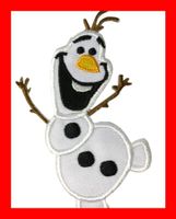 Olaf Aufnäher Badge Aufbügler Eiskönigin 1 2 DVD Schneemann