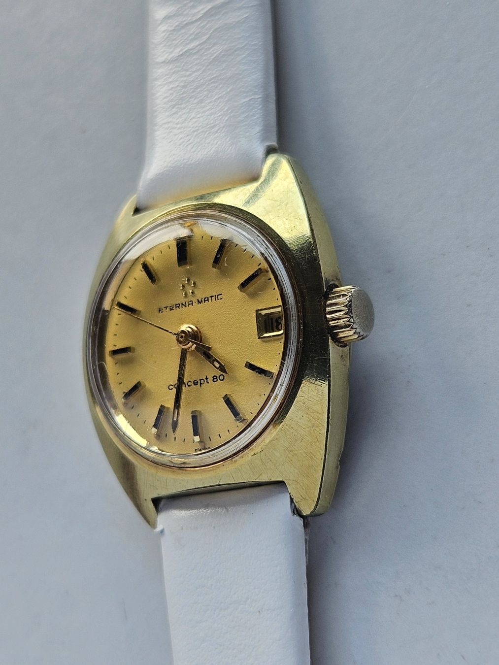 Eterna Orologi: 403 Eterna  Matic Concept 80 Date 1969 Damenuhr – Usato da Berikon venduto da mmm21 2