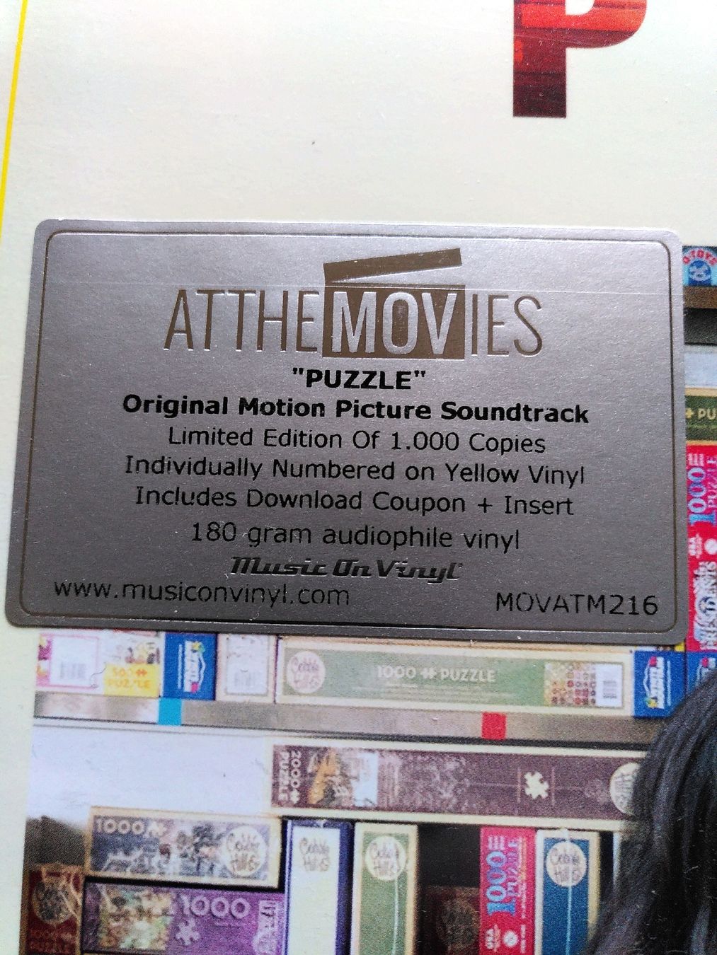 Dischi in vinile: Puzzle - Soundtrack , farbiges Vonyl LP – Usato da Büsserach venduto da Bey23 1