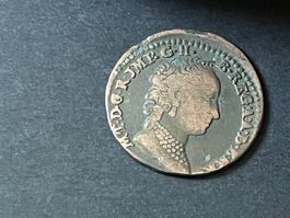 1 Liard 1744/1745 Antike Münze