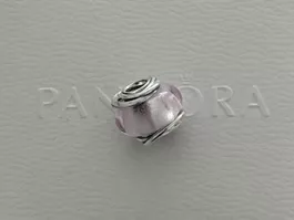Pandora Rosafarbenes Murano-Glas Charm - RRP CHF 59.00