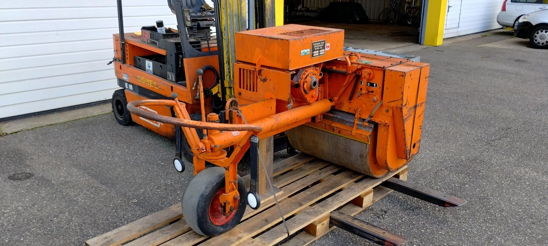 Toutes les machines: Asphalt Walze Steck 2/600, Vibrationswalze – D'occasion à Walterswil BE par stebo04