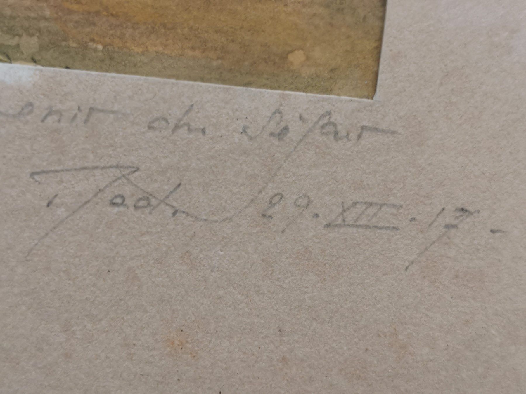 Dipinti: TABLEAU SIGNÉ ET DATÉ GIMEL 1917 – Usato da Genève venduto da Qanil77 7
