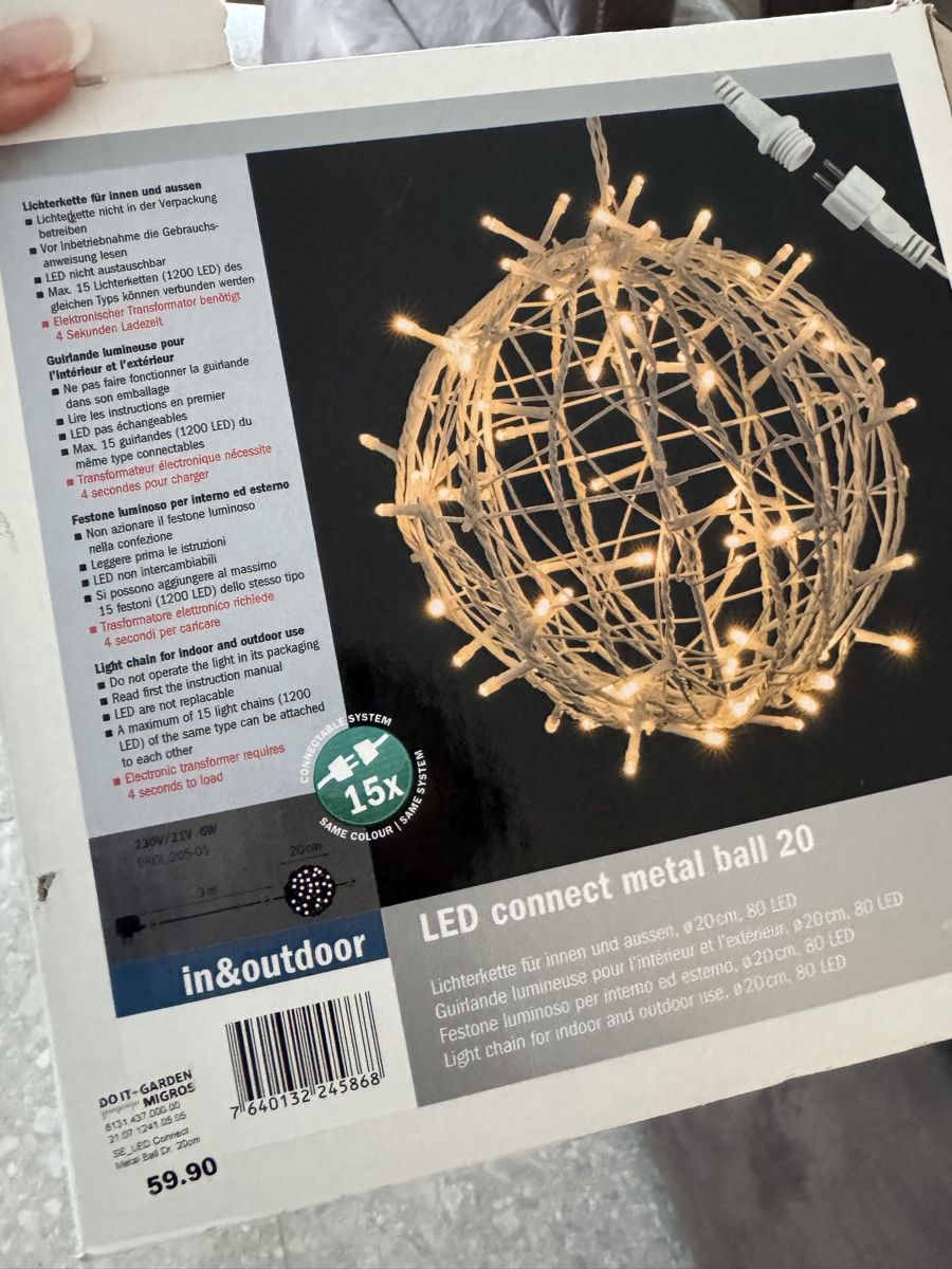 Tutte le decorazioni: Festive party LED Light Balls & Star – Usato da Jonen venduto da chrispluess