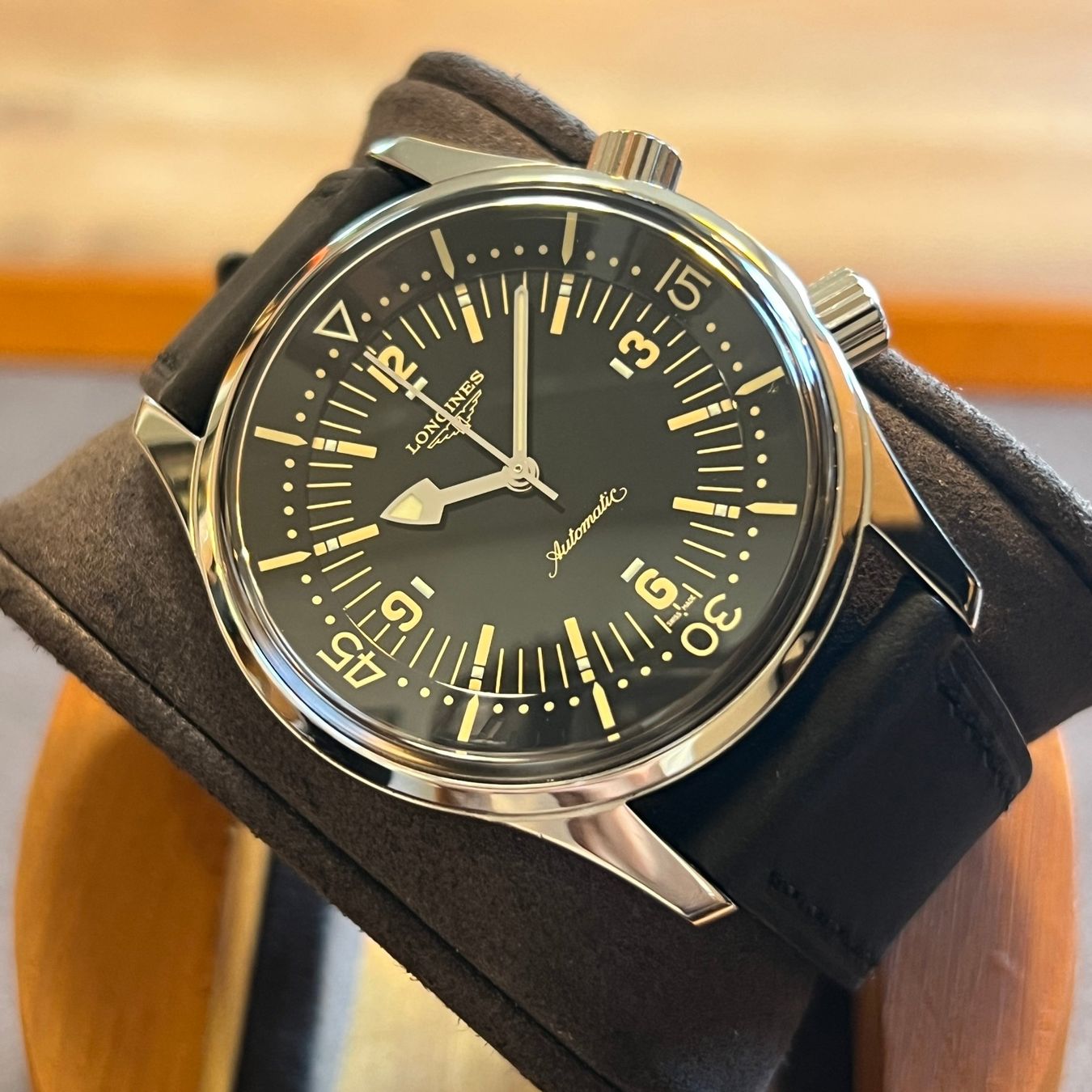 Longines Orologi: Longines Legend Diver Automatic Black Dial L3.674.4 – Usato da Carouge GE venduto da Watchaser 6