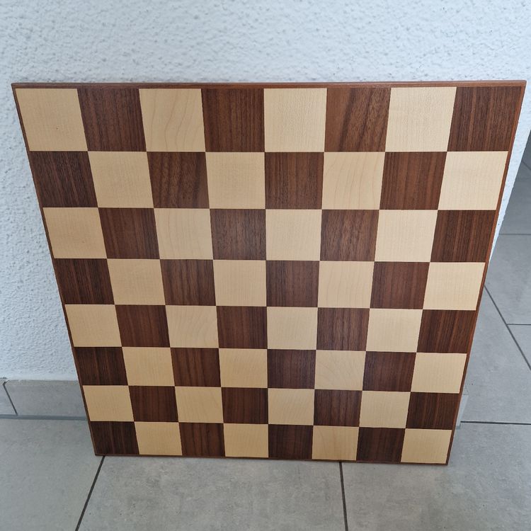 Woodronic 53,3 Cm Holz-Schachbrett – Turniergröße Mit 5,7 Cm Feldern, Inklusive Tragetasche – Perfekt Für Club Oder Zuhause