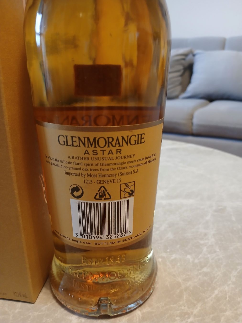 Glenmorangie Spirituosen: Glenmorangie Astar Cask 57,1% , 2008 – Gebraucht aus Kriens von Arthur73 3