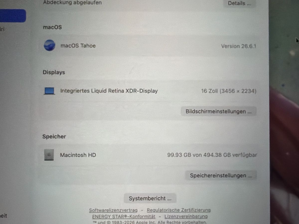 Apple Portables: MacBook Pro 16“ – D'occasion à Rorbas par Manues 3