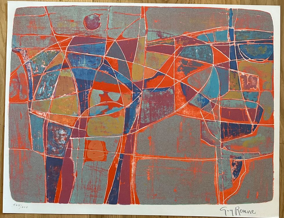 Guy Renne (1925) Litho Handsig Kaufen auf Ricardo