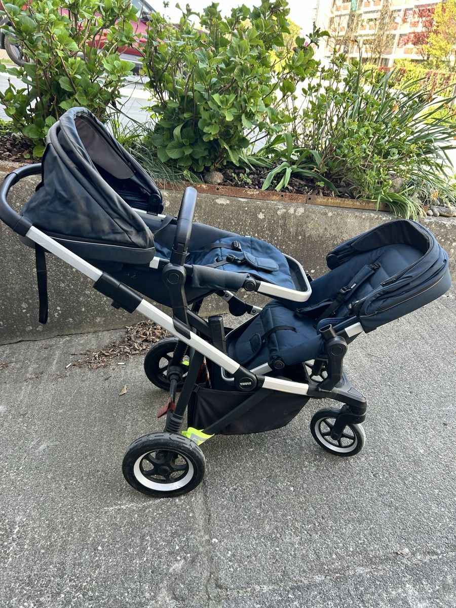 Thule Kinderwagen: Thule Sleek Doppelkinderwagen – Gebraucht aus Lenzburg von pasaway 5