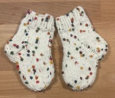 Babysocken 👶 - Weiss mit Punkten 🎨 - ab ca. 3 Monate *NEU*