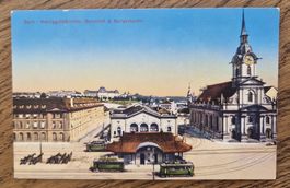 Bern, Heiliggeistkirche, Bahnhof, Bürgerspital, Tram