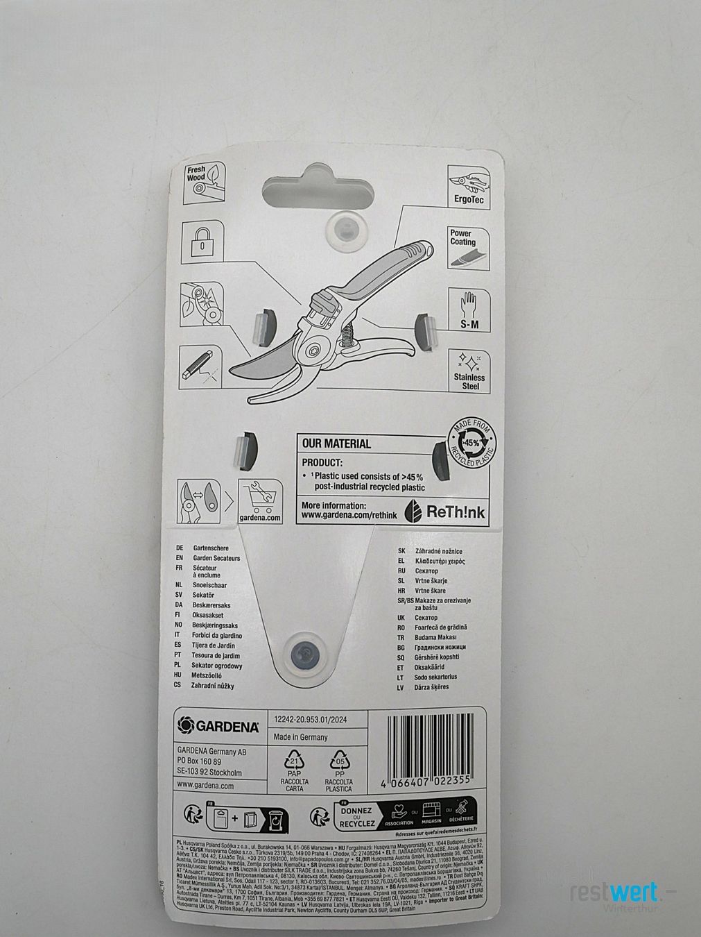 Gardena Tutti gli attrezzi: GARDENA Gartenschere Premium Cut Flex – Nuovo e nell'imballaggio originale da Winterthur venduto da Restwert_Winterthur 2
