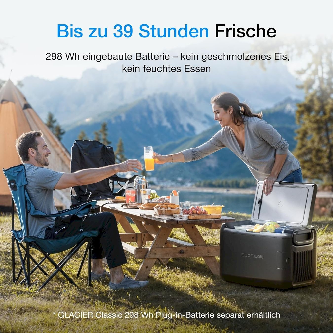 Waeco Réfrigérateurs et refroidissement: EcoFlow GLACIER Classic Kühlbox 55L – Neuf avec emballage d'origine à Bottighofen par zaap 2