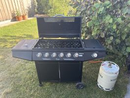 Gasgrill Fireplus Atlas 6 Brenner gebraucht guter Zustand