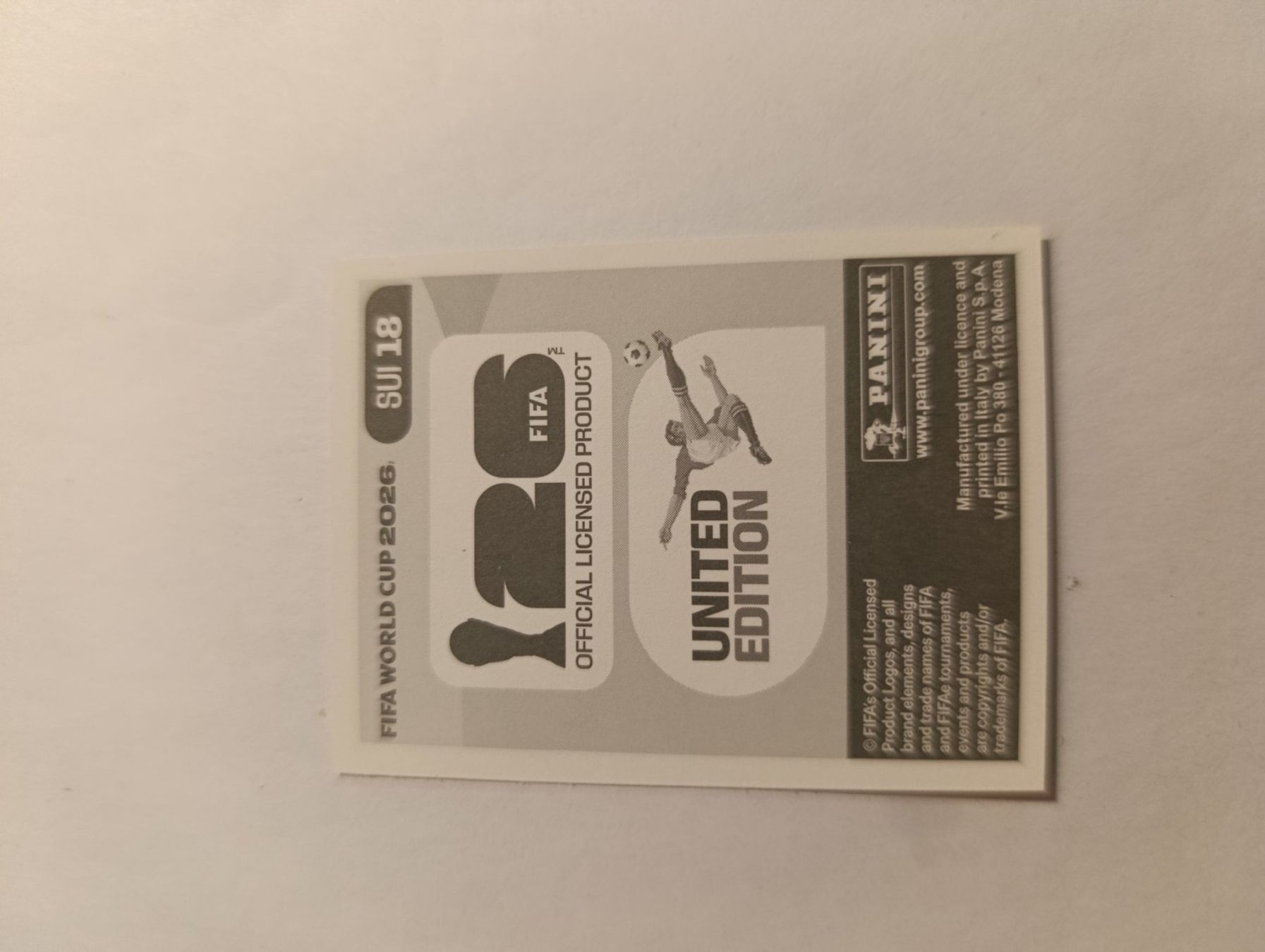 Panini Carte collezionabili: SUI 18, WM 2026 Panini Sticker – Nuovo (secondo la descrizione) da Kriens venduto da Annele97 1