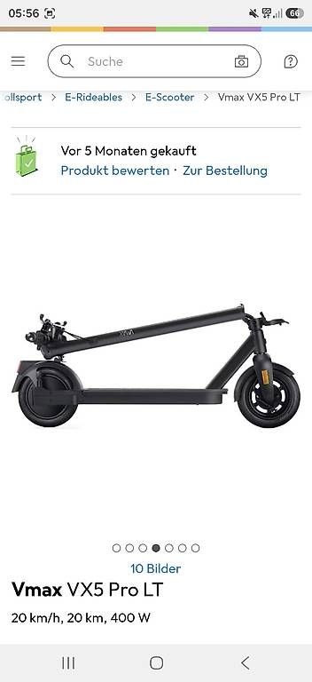 Scooters: E-Scooter  VMAX VX5 Pro LT – D'occasion à Hurden par Jess1985 2