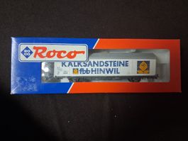 Roco SBB Kalkstein Güterwagen HINWIL OVP