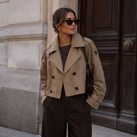 Zara Trench Trenchcoat Kurzjacke Jacke Gr.38-40 Neu 79,90