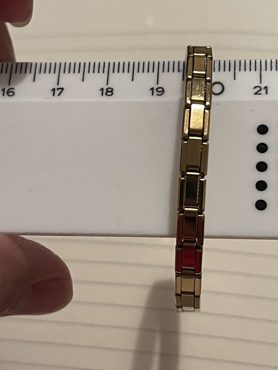 Bracciali & Braccialetti: Joli bracelet plaqué élastique unisexes neuf – Nuovo (secondo la descrizione) da Kloten venduto da Vermicelles 5