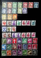 ALLEMAGNE RFA TIMBRES OBLITÉRÉS 1970-78 / T757