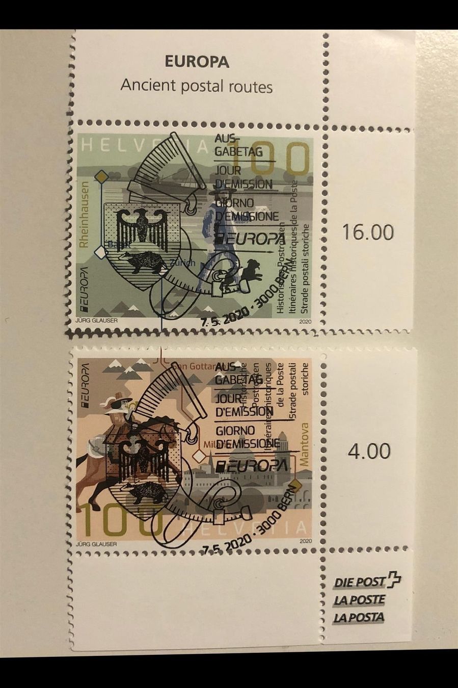 Alle Briefmarken: FDC EUROPA 2020 - einzeln geklebt ! – Gebraucht aus Lufingen von Rac0 1